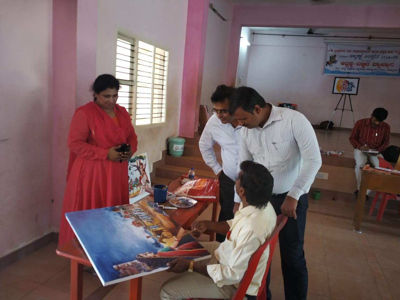 ಕುಂಚದಲ್ಲಿ ಮೂಡಿದ ರಾಣಿ ಅಬ್ಬಕ್ಕ ಚರಿತೆ