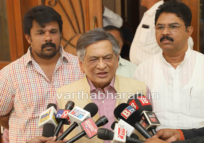 ನಿಖಿಲ್ ಕುಮಾರಸ್ವಾಮಿ ಸ್ಪರ್ಧೆಗೆ ಯಾವುದೇ ತೊಂದರೆ ಇಲ್ಲ: ಮಾಜಿ ಸಿಎಂ ಎಸ್ಎಂ ಕೃಷ್ಣ