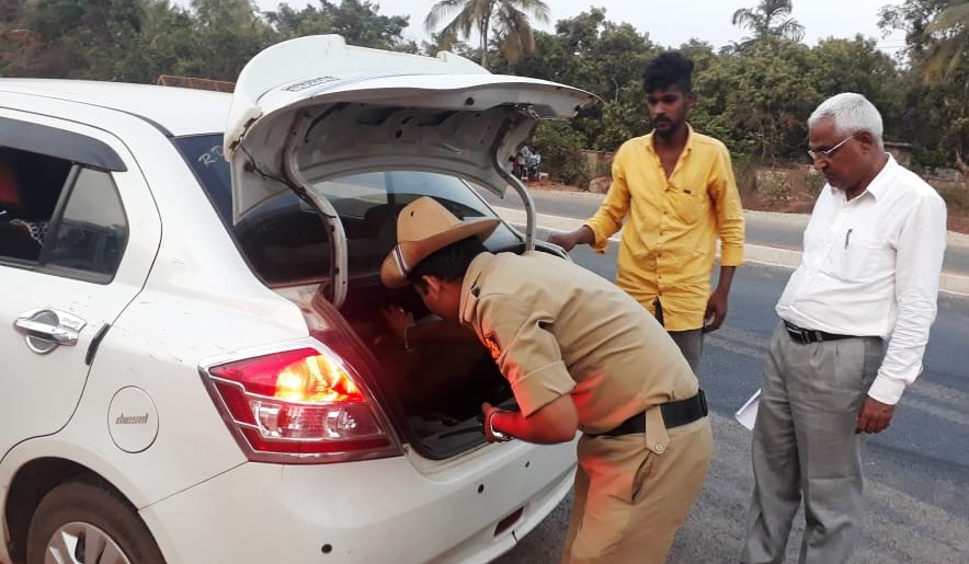 ಲೋಕಸಭಾ ಚುನಾವಣೆ: ಭಟ್ಕಳದಲ್ಲಿ ಚುರುಕುಗೊಂಡ ವಾಹನ ತಪಾಸಣೆ