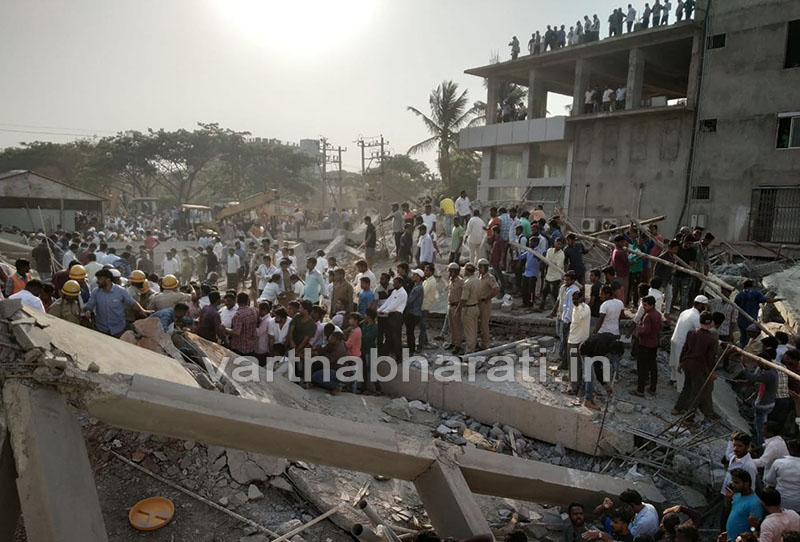 ಧಾರವಾಡದಲ್ಲಿ ಕಟ್ಟಡ ಕುಸಿತ ದುರಂತ: ತಂದೆ-ಮಗ ಸೇರಿ 7 ಮಂದಿ ಮೃತ್ಯು