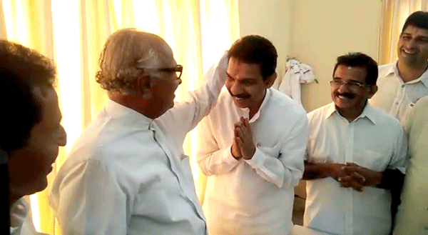 ಜನಾರ್ದನ ಪೂಜಾರಿಯನ್ನು ಭೇಟಿಯಾದ ನಳಿನ್ ಕುಮಾರ್ ಕಟೀಲು