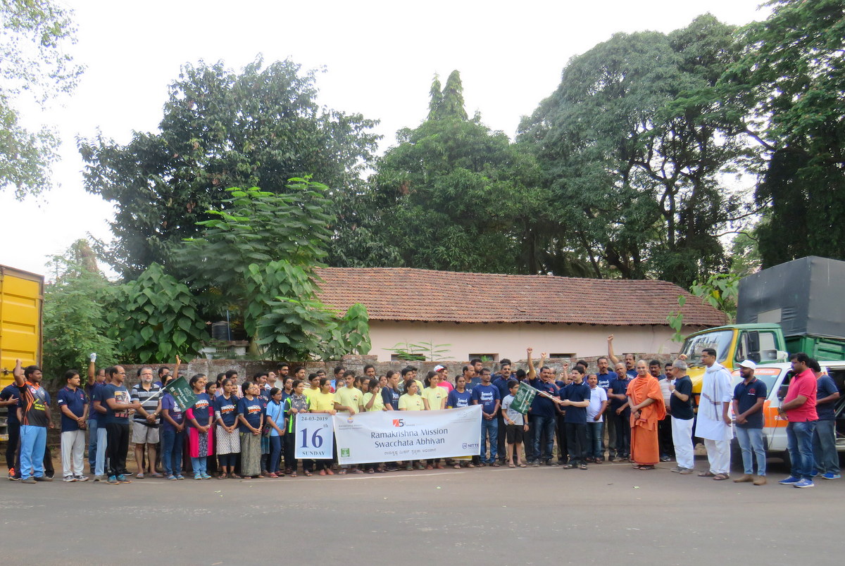 ರಾಮಕೃಷ್ಣ ಮಿಷನ್‌ನಿಂದ 16ನೇ ‘ಸ್ವಚ್ಛ ಮಂಗಳೂರು’ ಶ್ರಮದಾನ