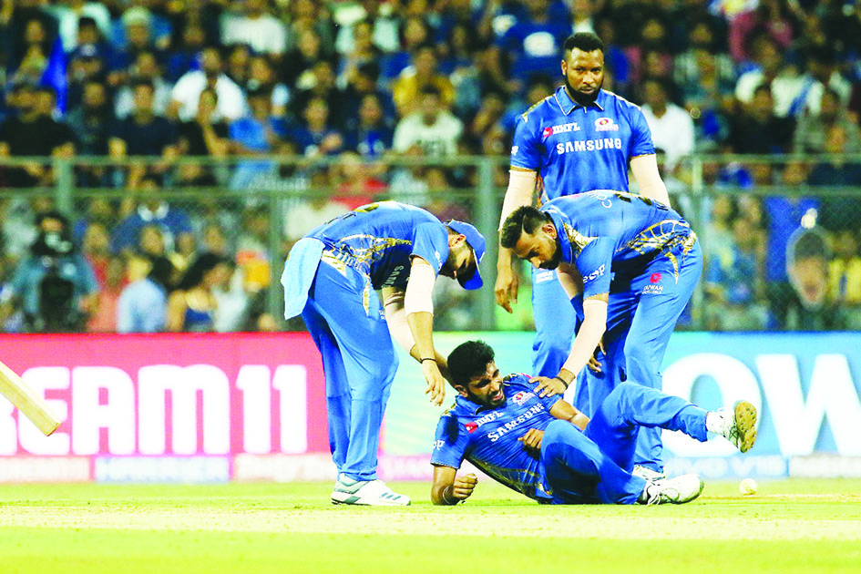 ಭುಜನೋವಿನಿಂದ ಬುಮ್ರಾ ಚೇತರಿಕೆ: ಮುಂಬೆ ಇಂಡಿಯನ್ಸ್