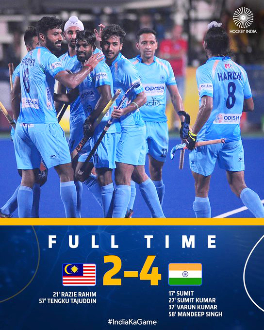 ಮಲೇಶ್ಯ ವಿರುದ್ಧ ಭಾರತ ಜಯಭೇರಿ