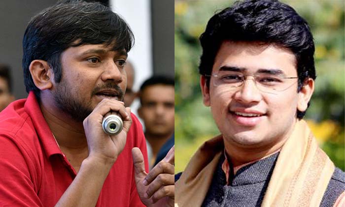 ಕನ್ಹಯ್ಯ ಕುಮಾರ್- ತೇಜಸ್ವಿ ಸೂರ್ಯ ಮಾತುಕತೆ