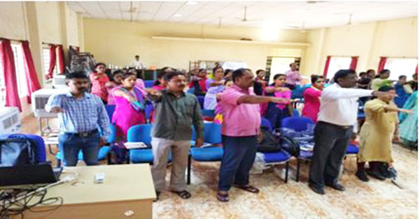 ಆರೋಗ್ಯ ಇಲಾಖೆಯಲ್ಲಿ ಮತದಾನ ಪ್ರತಿಜ್ಞಾ ವಿಧಿ ಸ್ವೀಕಾರ