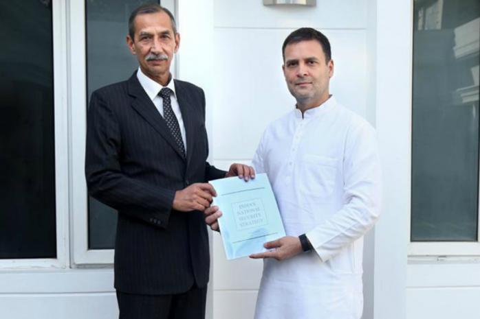 ರಾಷ್ಟ್ರೀಯ ಭದ್ರತೆ ಕುರಿತ ವರದಿಯನ್ನು ರಾಹುಲ್‌ಗೆ ಸಲ್ಲಿಸಿದ ಸರ್ಜಿಕಲ್ ಸ್ಟ್ರೈಕ್ ಹೀರೊ ಹೂಡಾ