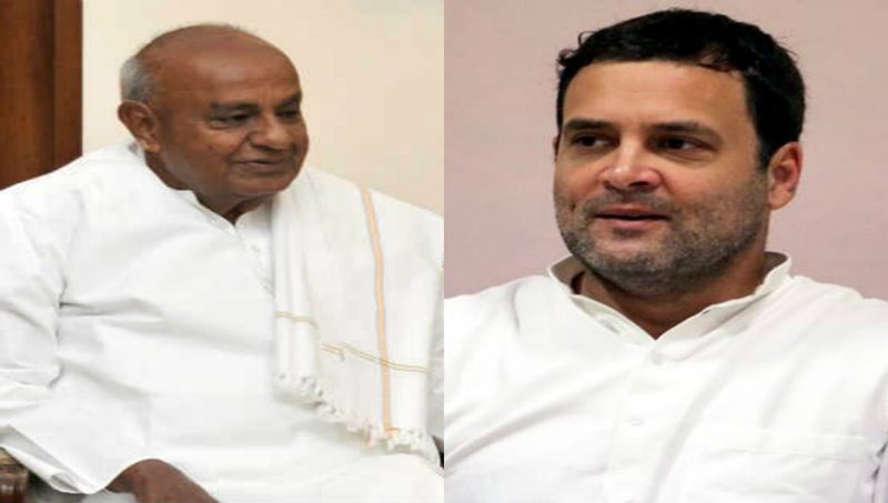 ಕಾಂಗ್ರೆಸ್ ಸಂಸದರು ಇರುವ ಕ್ಷೇತ್ರಗಳನ್ನು ಬಿಡಲು ಸಾಧ್ಯವಿಲ್ಲ: ದೇವೇಗೌಡಗೆ ರಾಹುಲ್ ಗಾಂಧಿ ಸ್ಪಷ್ಟನೆ