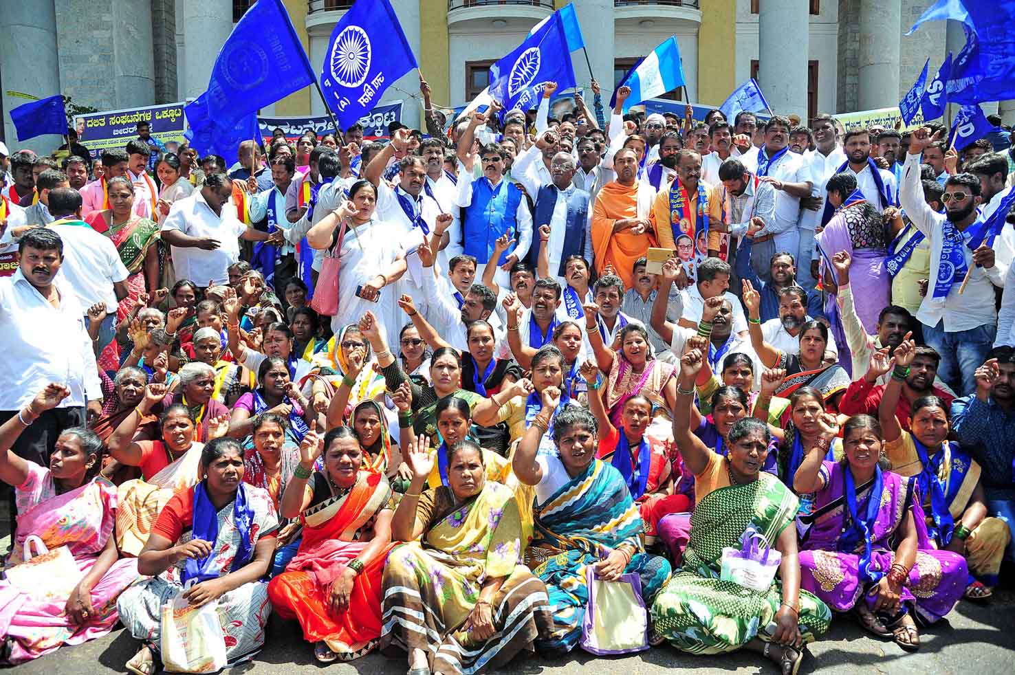 ಎಸ್ಸಿ-ಎಸ್ಟಿ ಆಯೋಗದ ಅಧ್ಯಕ್ಷರ ನೇಮಕಕ್ಕೆ ಆಗ್ರಹಿಸಿ ಧರಣಿ