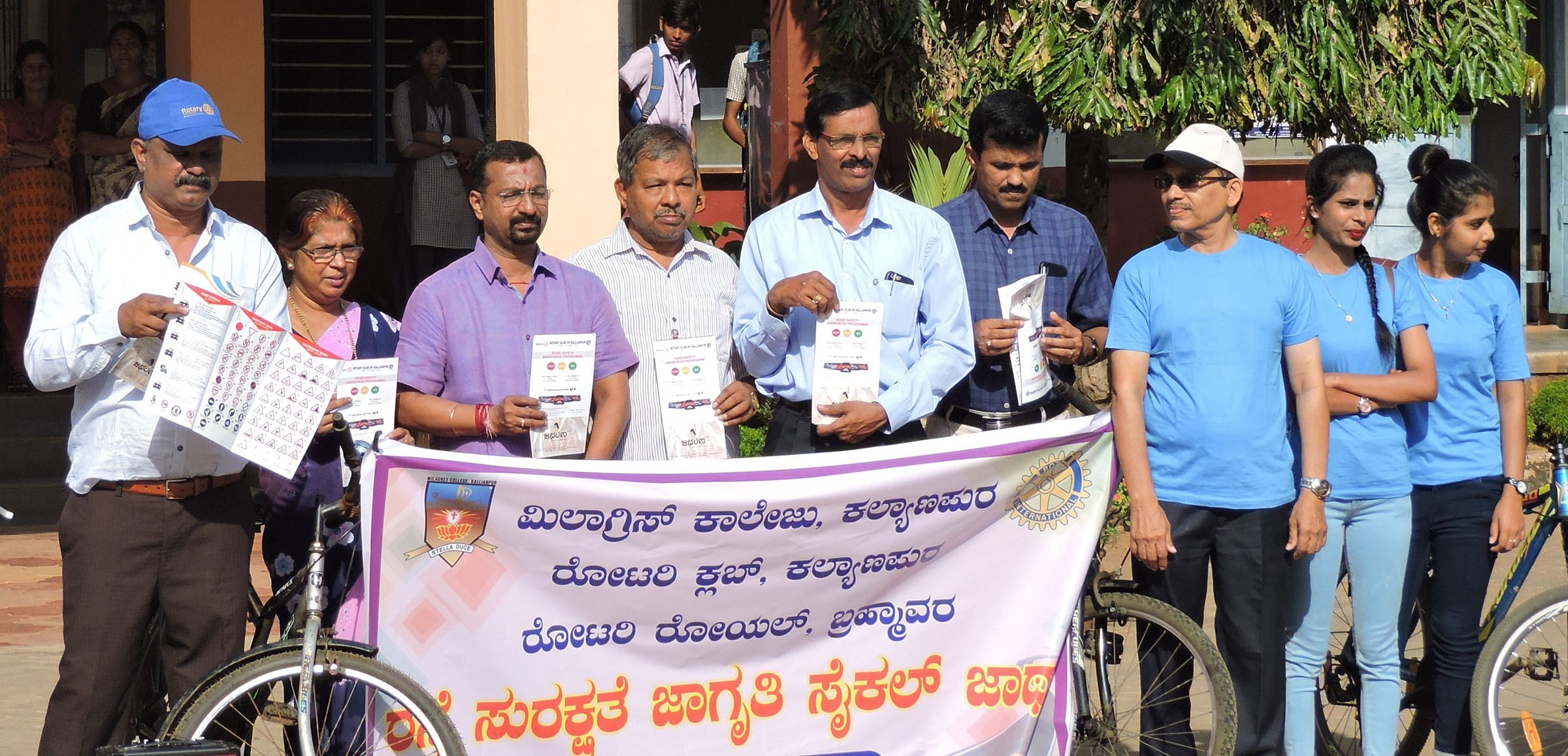 ಕಲ್ಯಾಣಪುರ: ರಸ್ತೆ ಸುರಕ್ಷತೆ ಜಾಗೃತಿಗಾಗಿ ಸೈಕಲ್ ಜಾಥಾ