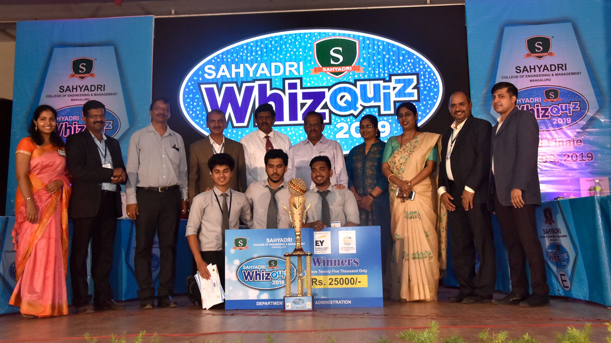 ಸಹ್ಯಾದ್ರಿ ವಿಜ್ ರಸಪ್ರಶ್ನೆ ಸ್ಪರ್ಧೆ: ಮಂಗಳೂರಿನ ಮಹೇಶ್ ಕಾಲೇಜು ಚಾಂಪಿಯನ್