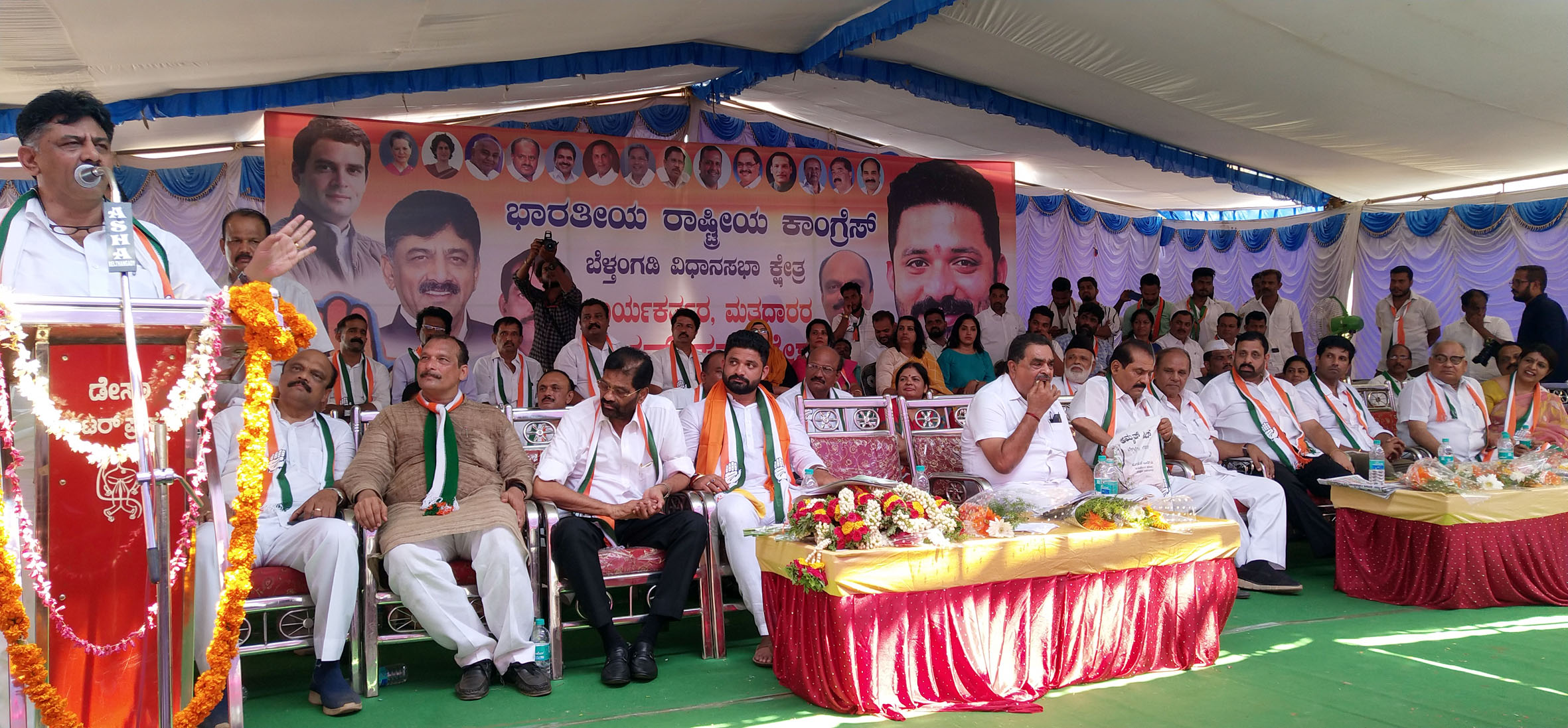 ದೇಶದ ಪ್ರಜಾಪ್ರಭುತ್ವವನ್ನು ಉಳಿಸಲು ಬಿಜೆಪಿಯನ್ನು ಸೋಲಿಸುವ ಪಣ ತೊಡಬೇಕು: ಡಿ.ಕೆ. ಶಿವಕುಮಾರ್