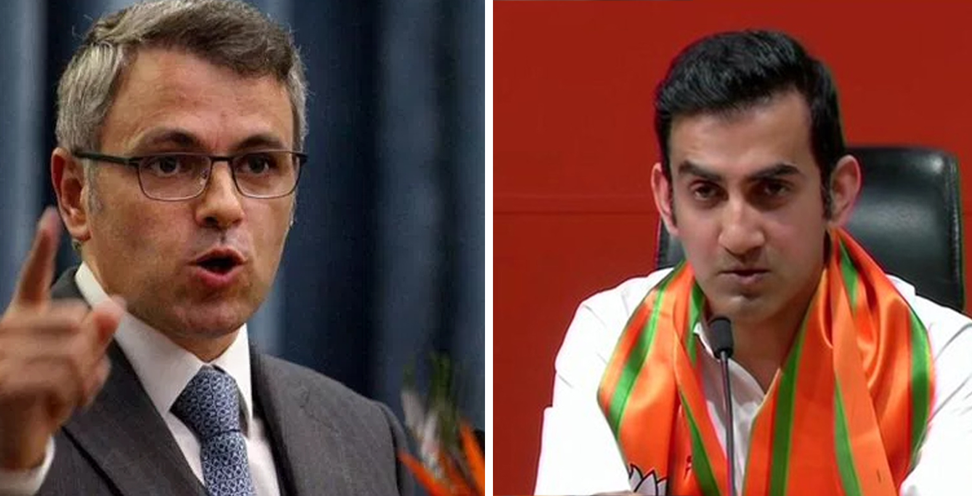 ನಿಮಗೆ ತಿಳಿದಿರುವ ವಿಚಾರದ ಬಗ್ಗೆ ಮಾತ್ರ ಮಾತನಾಡಿ: ಗಂಭೀರ್ ಗೆ ಉಮರ್ ಅಬ್ದುಲ್ಲಾ ತರಾಟೆ