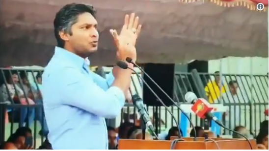 ಸ್ಫೋಟಗಳಿಂದ ನಲುಗಿದ ಶ್ರೀಲಂಕಾದಲ್ಲಿ ಕ್ರಿಕೆಟಿಗ ಸಂಗಕ್ಕರ ಭಾಷಣದ ವಿಡಿಯೋ ವೈರಲ್