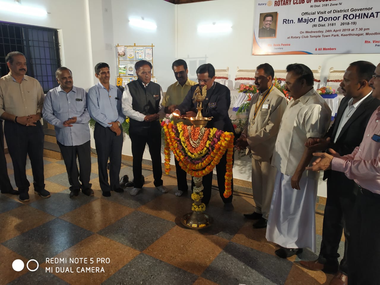 ರೋಟರಿ ಕ್ಲಬ್ ಟೆಂಪಲ್‍ಟೌನ್‍ಗೆ ರೋಟರಿ ರಾಜ್ಯಪಾಲರ ಭೇಟಿ