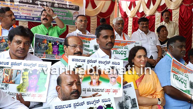 ಮೋದಿ ಅಧಿಕಾರಕ್ಕೆ ಬಂದರೆ ಗಾಂಧಿ ಪುತ್ಥಳಿ ಸ್ಥಳದಲ್ಲಿ ಗೋಡ್ಸೆ ಪ್ರತಿಮೆ: ದಿನೇಶ್ ಗುಂಡೂರಾವ್