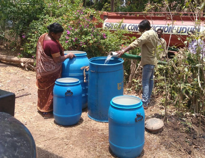 ಮಾಣೈಯಲ್ಲಿ ನೀರು ಖಾಲಿ: ಸೇತುವೆ ಬಳಿ ಡ್ರೆಡ್ಜಿಂಗ್ ಆರಂಭ