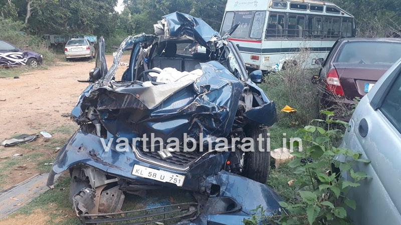 ಭೀಕರ ರಸ್ತೆ ಅಪಘಾತ: ಕೇರಳ ಮೂಲದ ನಾಲ್ವರು ಮೃತ್ಯು