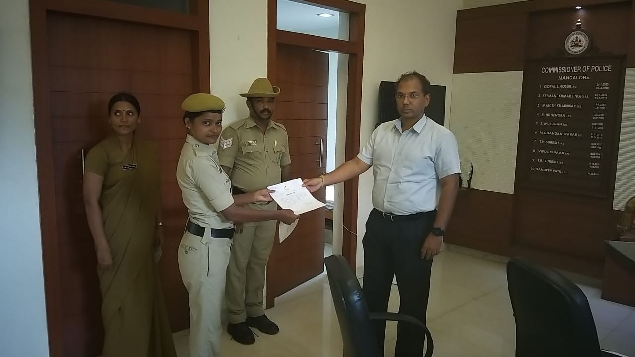 ಯಶಸ್ವಿ ಕಾರ್ಯನಿರ್ವಹಣೆ: ಕದ್ರಿ ಠಾಣೆ ಮೂವರು ಪೊಲೀಸರಿಗೆ ಶ್ಲಾಘನೆ ಪತ್ರ