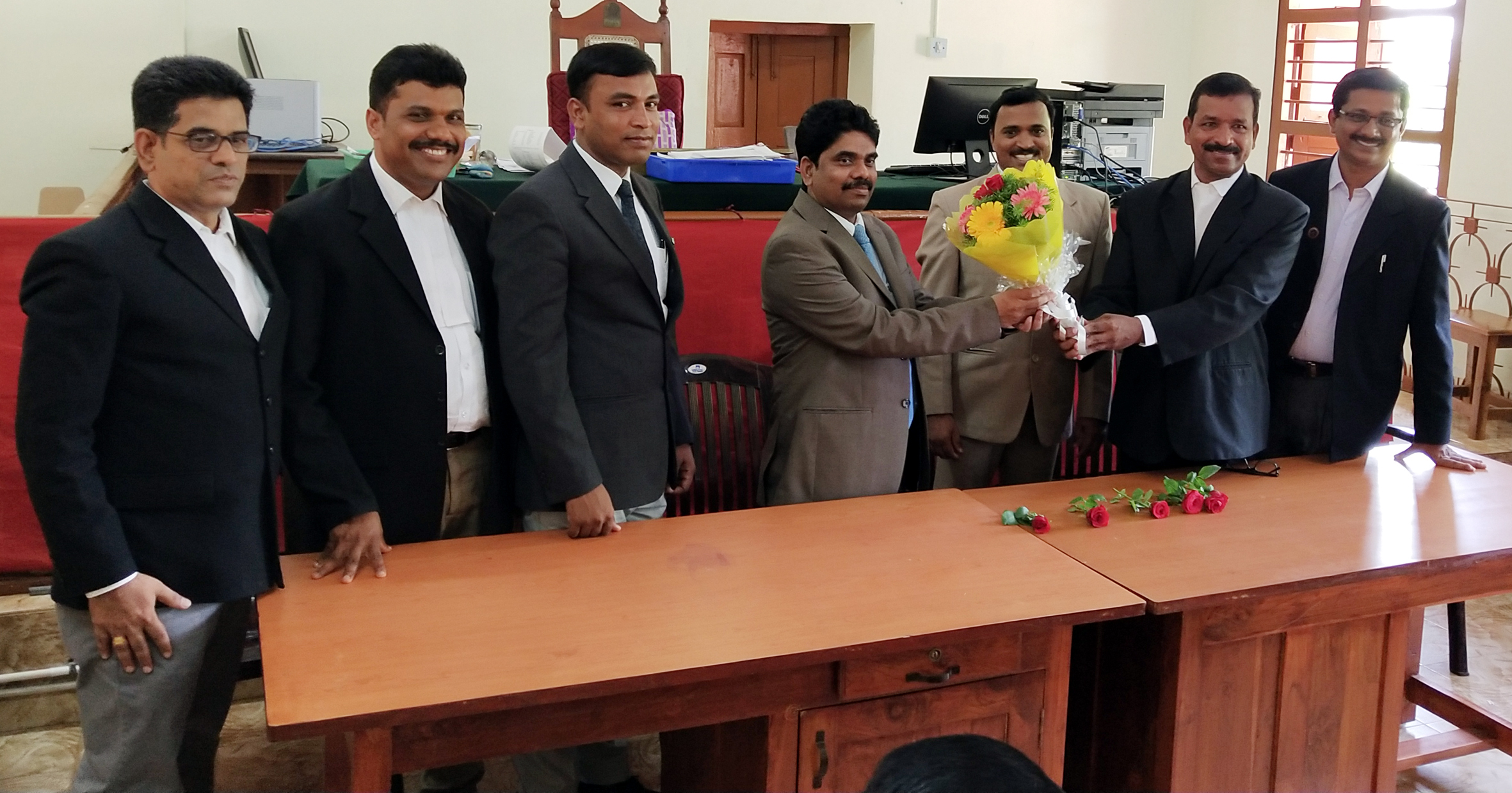 ಪ್ರಧಾನ ನ್ಯಾಯಾಧೀಶರಾಗಿ ಆಗಮಿಸಿದ ನಾಗೇಶ್‍ರಿಗೆ ಬೆಳ್ತಂಗಡಿ ವಕೀಲರ ಸಂಘದಿಂದ ಸ್ವಾಗತ