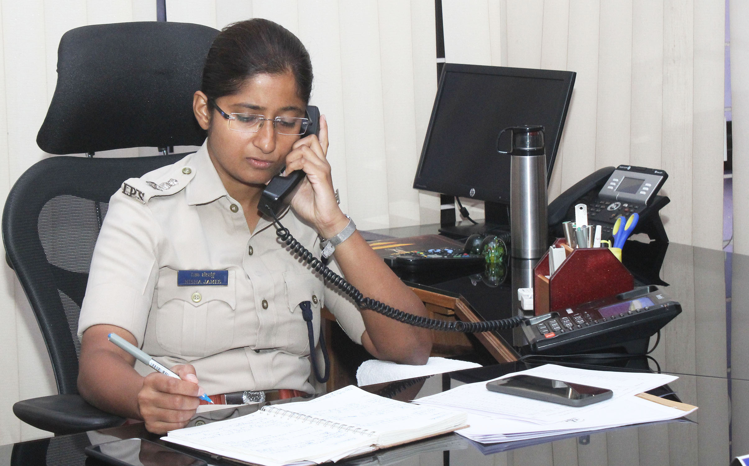 ನಿಯಮ ಪಾಲಿಸಲು ಶಾಲಾ ವಾಹನಗಳಿಗೆ ಸೂಚನೆ: ಎಸ್ಪಿ ನಿಶಾ ಜೇಮ್ಸ್