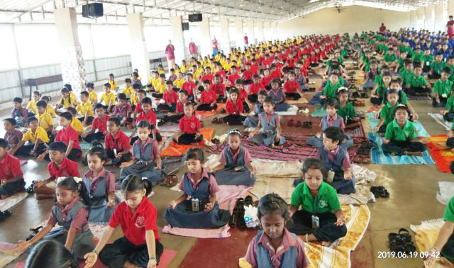 ಬ್ರಹ್ಮಾವರ: ನಿರ್ಮಲ ಶಾಲೆಯಲ್ಲಿ ಯೋಗ ದಿನಾಚರಣೆ