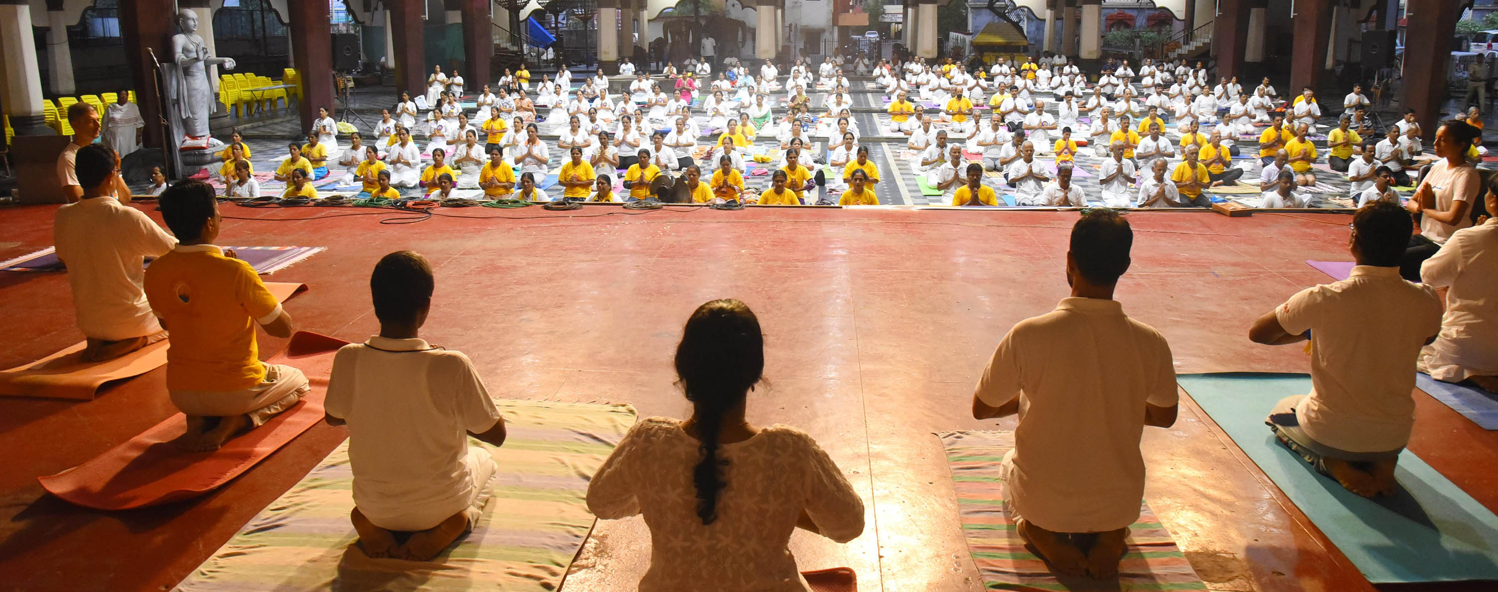 ಉಡುಪಿ: ರಾಜಾಂಗಣದಲ್ಲಿ ಅಂ.ರಾ.ಯೋಗ ದಿನಾಚರಣೆ