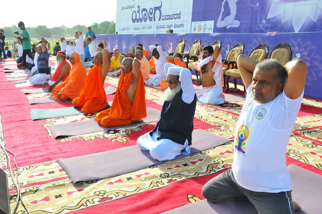 ಉತ್ತಮ ಸಮಾಜ, ಆರೋಗ್ಯ ಜೀವನಕ್ಕೆ ಎಲ್ಲರೂ ಯೋಗ ಮಾಡಬೇಕಿದೆ: ಸಚಿವ ಜಿ.ಟಿ.ದೇವೇಗೌಡ
