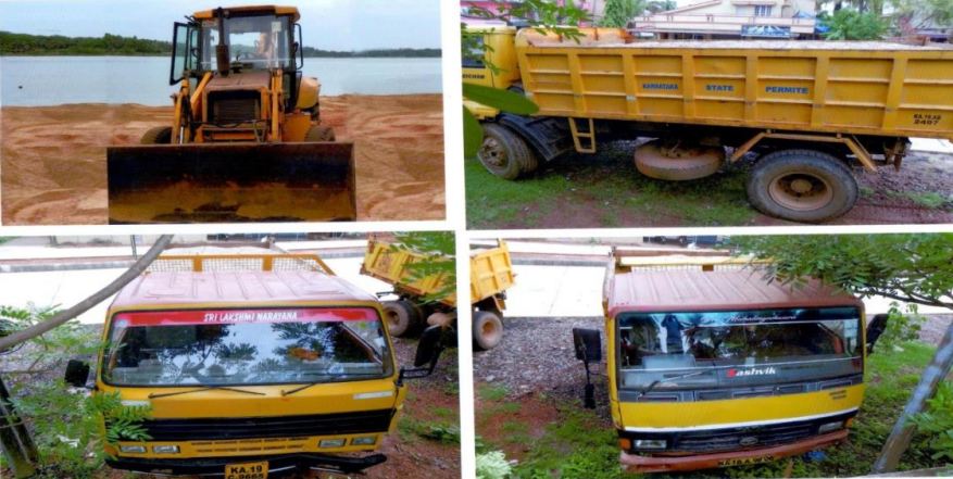 ನೇತ್ರಾವತಿ ನದಿ ತೀರದಲ್ಲಿ ಅಕ್ರಮ ಮರಳು ಸಾಗಾಟ: 45 ಲಕ್ಷ ರೂ. ಮೌಲ್ಯದ ಸೊತ್ತು ವಶ