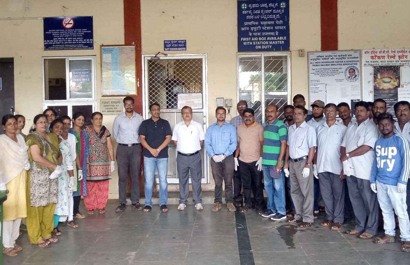 ಉಡುಪಿ: ರೈಲ್ವೆ ನಿಲ್ದಾಣದಲ್ಲಿ ಸ್ವಚ್ಛ ಭಾರತ್ ಅಭಿಯಾನ