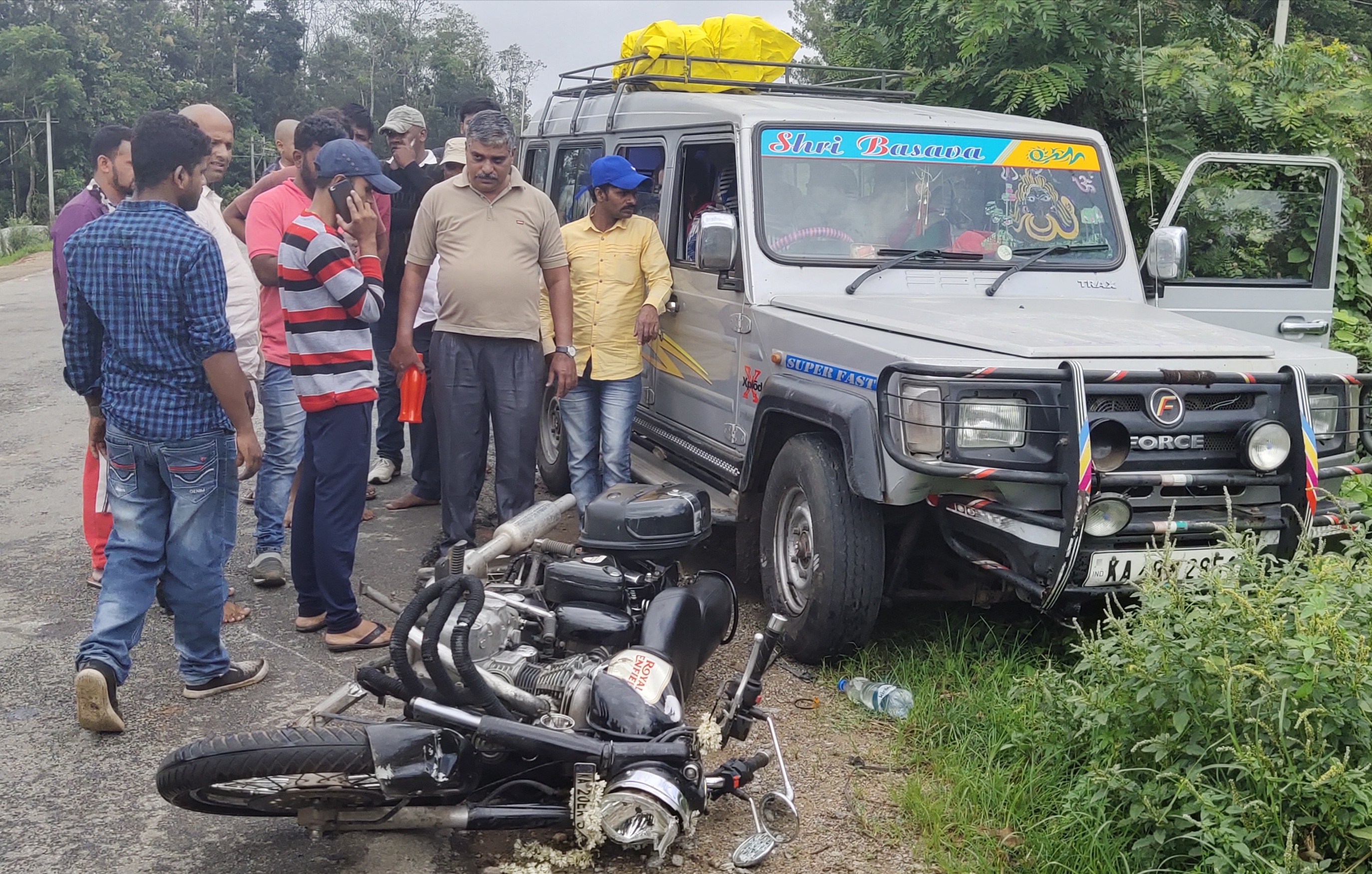 ಸಕಲೇಶಪುರ: ರಸ್ತೆ ಅಪಘಾತಕ್ಕೆ ಬೈಕ್ ಸವಾರ ಬಲಿ