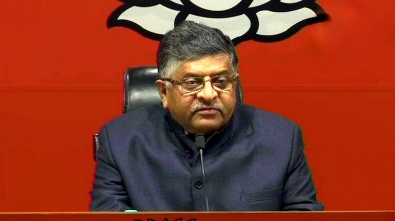 ಇವಿಎಂನಲ್ಲಿ ಯಾವುದೇ ದೋಷವಿಲ್ಲ ಎಂದು ಚು. ಆಯೋಗ ತಿಳಿಸಿದೆ: ರವಿಶಂಕರ್ ಪ್ರಸಾದ್