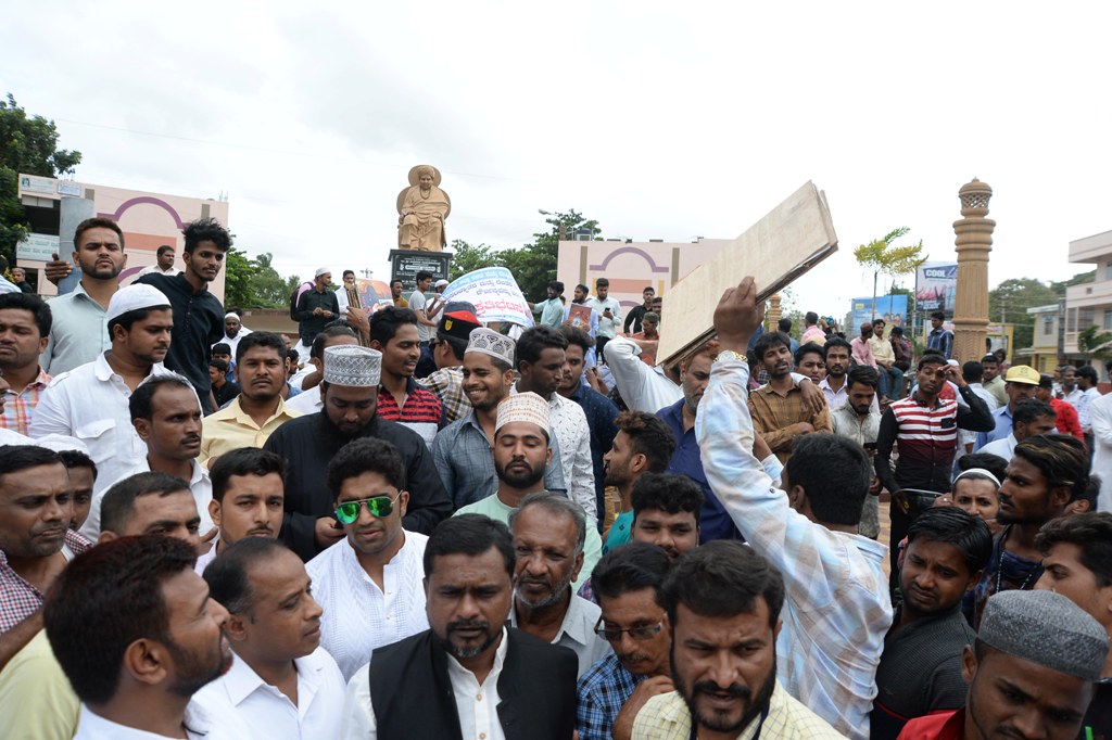 ದಯಾನತ್‍ ಖಾನ್ ಕೊಲೆ ಖಂಡಿಸಿ ದಲಿತ, ಮುಸ್ಲಿಂ ಸಂಘಟನೆಗಳಿಂದ ಪ್ರತಿಭಟನೆ