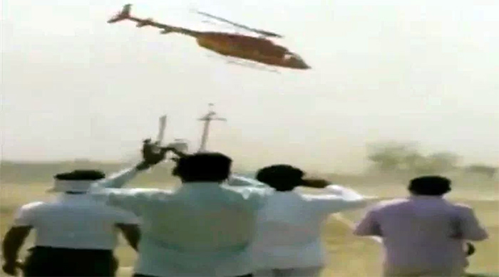 ನಿಯಂತ್ರಣ ತಪ್ಪಿದ ಹೆಲಿಕಾಪ್ಟರ್: ಅಪಾಯದಿಂದ ಪಾರಾದ ಬಿಜೆಪಿ ಸಂಸದ