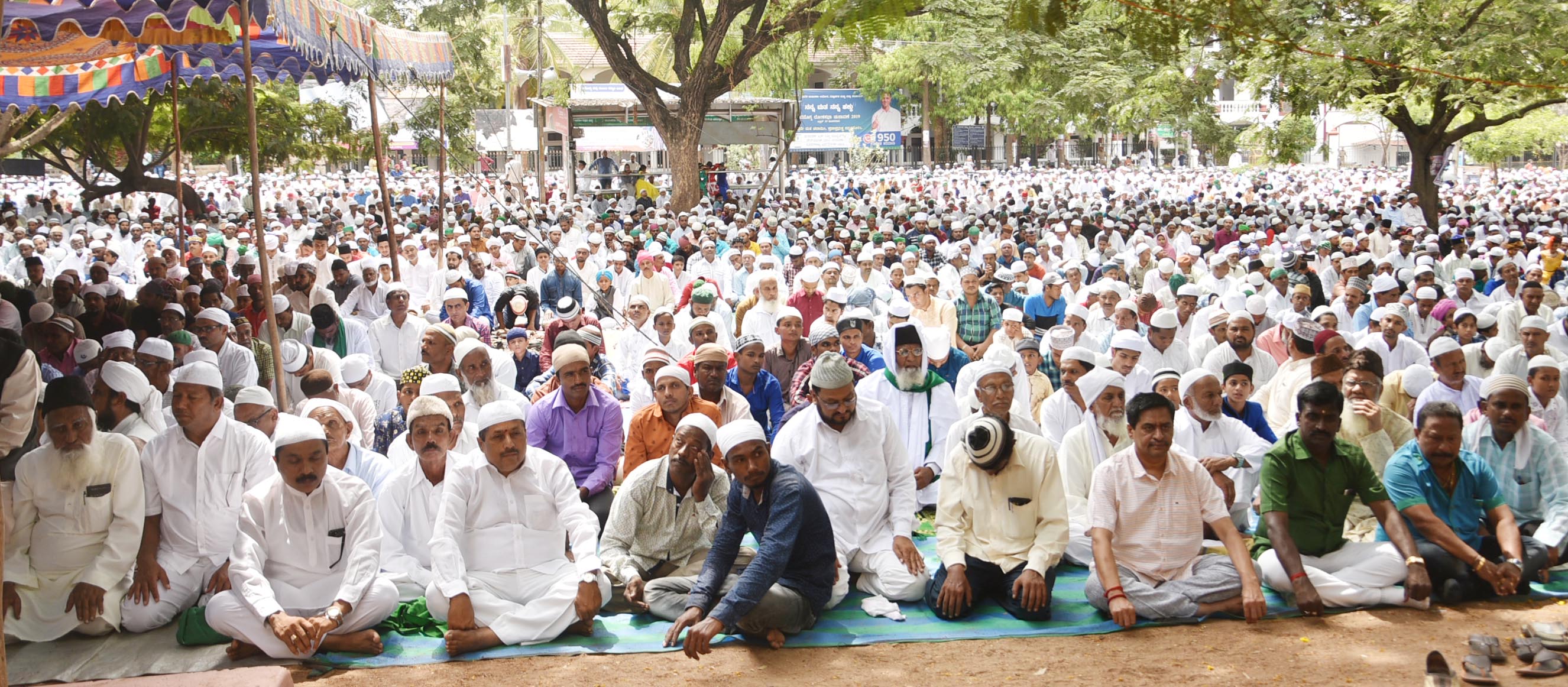 ಶಿವಮೊಗ್ಗ ಜಿಲ್ಲೆಯಾದ್ಯಂತ ಸಡಗರ, ಸಂಭ್ರಮದ ಈದುಲ್ ಫತ್ರ್