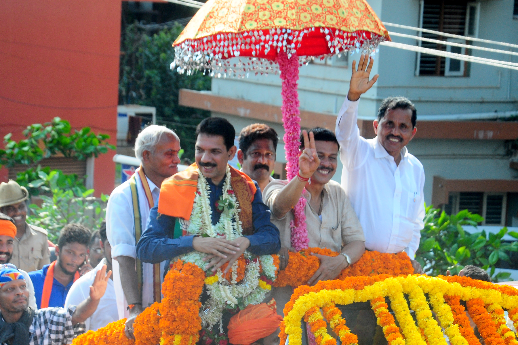ಬಂಟ್ವಾಳ ಬಿಜೆಪಿ ಕ್ಷೇತ್ರ ಸಮಿತಿ ವತಿಯಿಂದ ವಿಜಯೋತ್ಸವ ಮೆರವಣಿಗೆ