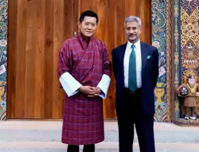 ಭೂತಾನ್ ದೊರೆಯನ್ನು ಭೇಟಿಯಾದ ಜೈಶಂಕರ್