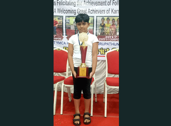 ರಾಷ್ಟ್ರೀಯ ಚೆಸ್ ಚಾಂಪಿಯನ್‌ಶಿಪ್‌ಗೆ ಅರ್ಹತೆ ಪಡೆದ ಮಂಗಳೂರಿನ ಶ್ರೀಯಾನಾ ಮಲ್ಯ