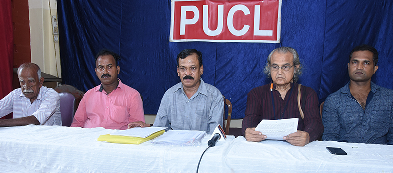 ಮಂಗಳೂರು: ವಂಚನೆ ಪ್ರಕರಣ ಗಂಭೀರವಾಗಿ ಪರಿಗಣಿಸಲು ಪಿಯುಸಿಎಲ್ ಒತ್ತಾಯ