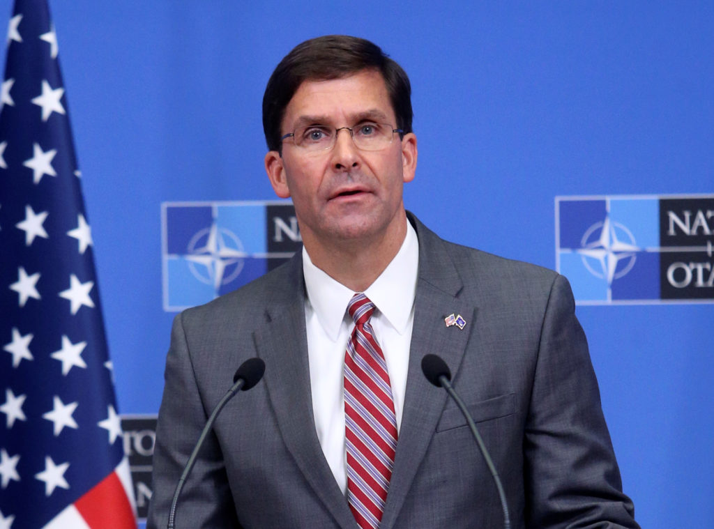 ಅಮೆರಿಕದ ನೂತನ ರಕ್ಷಣಾ ಕಾರ್ಯದರ್ಶಿಯಗಿ ಮಾರ್ಕ್ ಎಸ್ಪರ್