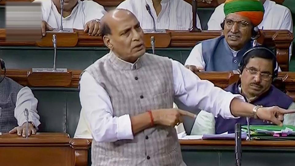 ಮೋದಿ-ಟ್ರಂಪ್ ಭೇಟಿ ಸಂದರ್ಭ ಕಾಶ್ಮೀರದ ಬಗ್ಗೆ ಚರ್ಚೆ ಆಗಿಲ್ಲ: ರಾಜನಾಥ್