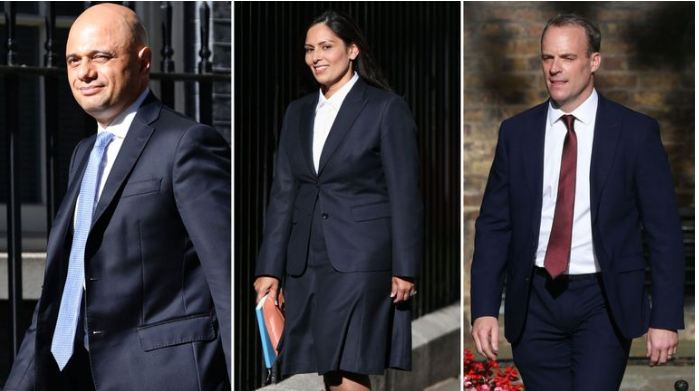 ಬ್ರಿಟನ್ ಗೃಹ ಸಚಿವೆಯಾಗಿ ಪ್ರೀತಿ ಪಟೇಲ್, ಸಾಜಿದ್ ಜಾವಿದ್ ನೂತನ ವಿತ್ತ ಸಚಿವ