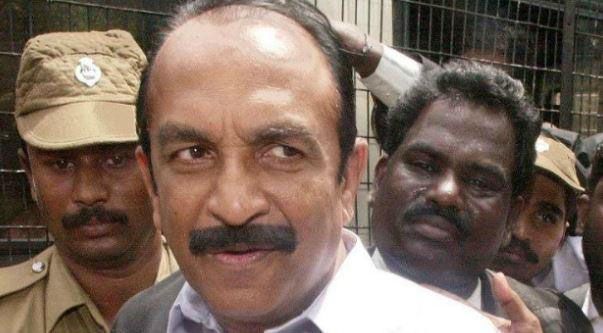 ದೇಶದ್ರೋಹ ಪ್ರಕರಣ: ಎಂಡಿಎಂಕೆ ನಾಯಕ ವೈಕೋಗೆ ಒಂದು ವರ್ಷ ಸಜೆ