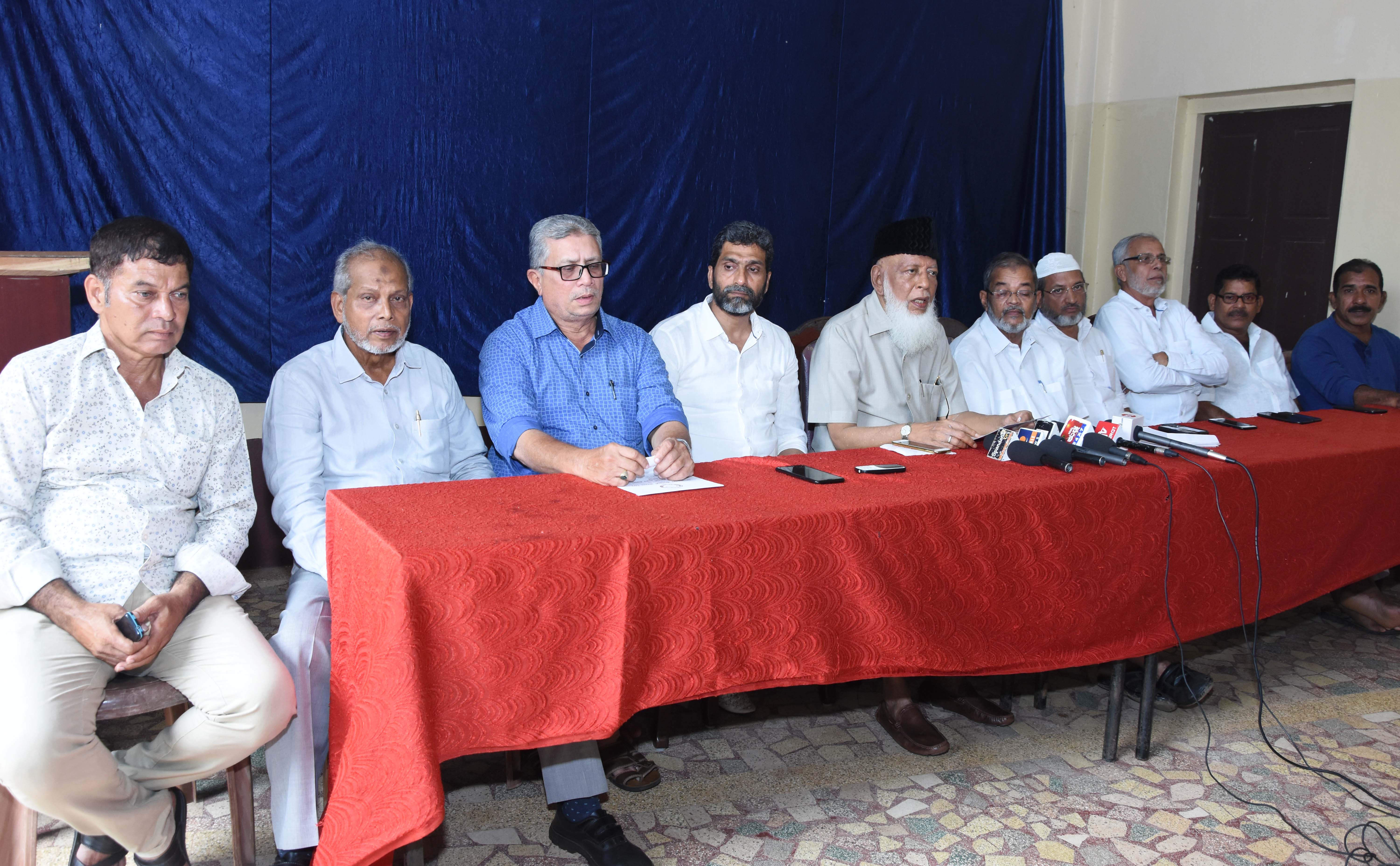 ಟಿಪ್ಪು ಜಯಂತಿ ವಿಚಾರದಲ್ಲಿ ಮಧ್ಯಪ್ರವೇಶಿಸುವುದಿಲ್ಲ: ಮುಸ್ಲಿಂ ಸೆಂಟ್ರಲ್ ಕಮಿಟಿ