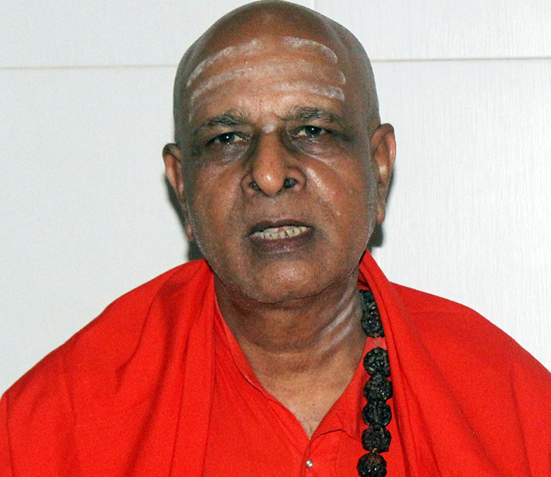 ಮುಖ್ಯಮಂತ್ರಿ ಯಡಿಯೂರಪ್ಪ ಹೇಗೆ ಲಿಂಗಾಯುತ ?: ಸಾಣೆಹಳ್ಳಿ ಸ್ವಾಮೀಜಿ ಪ್ರಶ್ನೆ