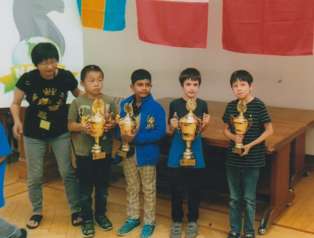 ನಾರ್ತ್ ಅಮೆರಿಕನ್ ಯುತ್ ಚೆಸ್ ಚಾಂಪಿಯನ್‌ಶಿಪ್: ಡೆರಿಕ್ ಚೆಸ್ ಸ್ಕೂಲ್‌ನ ಆರನ್ ತೃತೀಯ