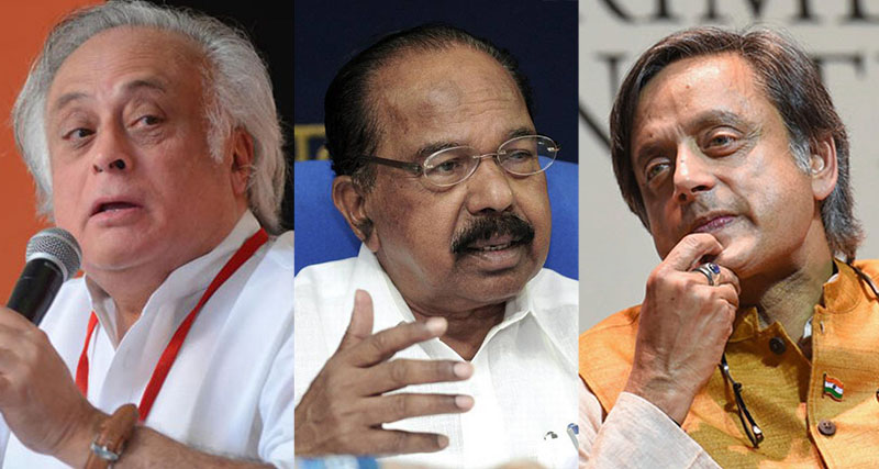 ಶಶಿ ತರೂರ್, ಜೈರಾಂ ರಮೇಶ್ ವಿರುದ್ಧ ವೀರಪ್ಪ ಮೊಯ್ಲಿ ವಾಗ್ದಾಳಿ: ಶಿಸ್ತು ಕ್ರಮಕ್ಕೆ ಆಗ್ರಹ