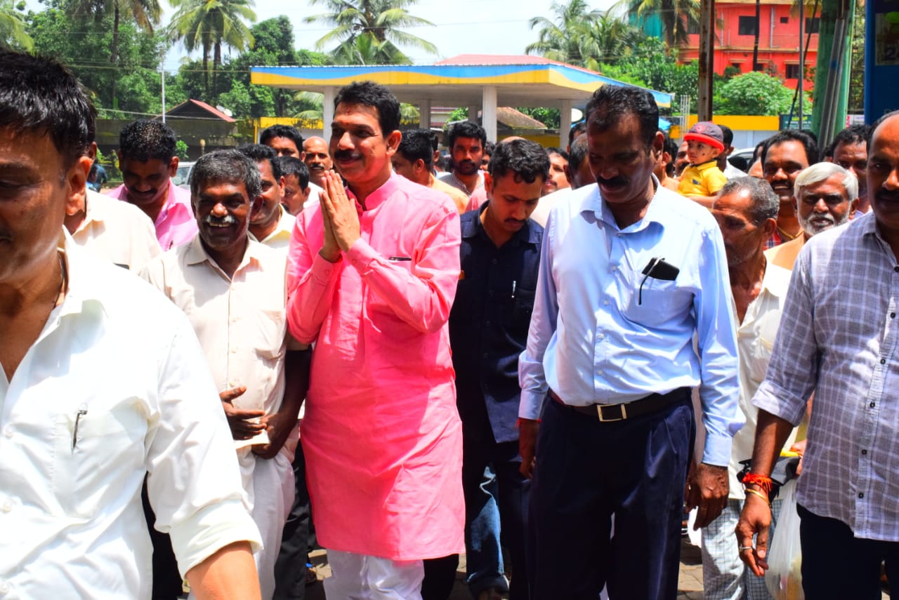 ಬಂಟ್ವಾಳ ಬಿಜೆಪಿ ಕಚೇರಿಗೆ ಸಂಸದ ನಳಿನ್ ಕುಮಾರ್ ಕಟೀಲು ಭೇಟಿ