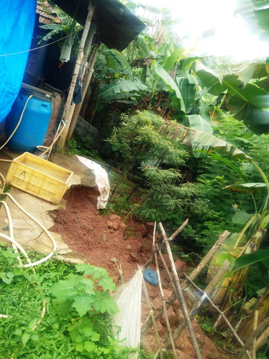 ಪಾವೂರು: ಸಿಡಿಲು ಬಡಿದು ಮನೆಗಳಿಗೆ ಹಾನಿ