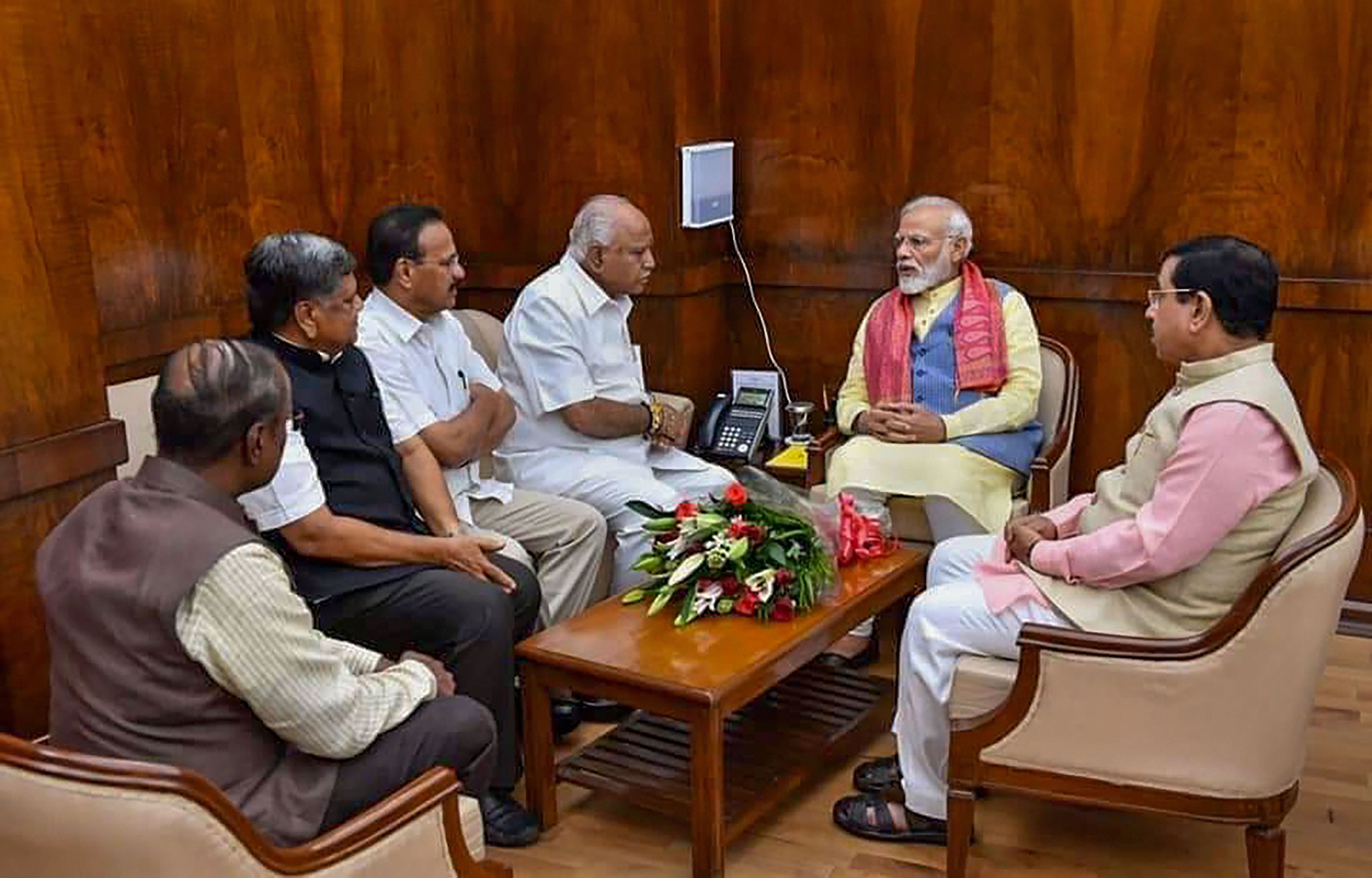 ಪ್ರಧಾನಿ, ಕೇಂದ್ರ ಸಚಿವರನ್ನು ಭೇಟಿ ಮಾಡಿದ ಮುಖ್ಯಮಂತ್ರಿ ಯಡಿಯೂರಪ್ಪ